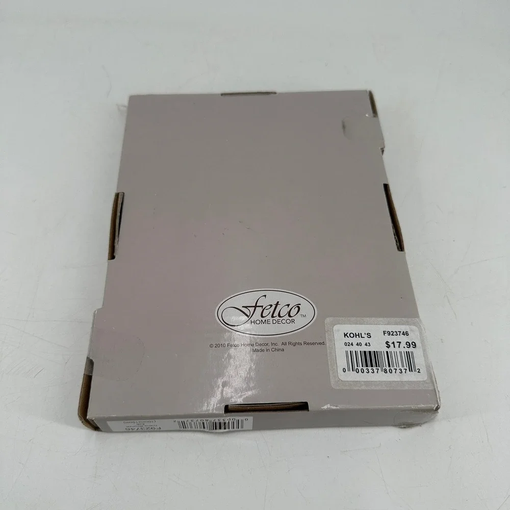 Fetco Home Decor Ivana-Bronze 4x6 Oval Scrollwork Picture Frame F923746 NIB